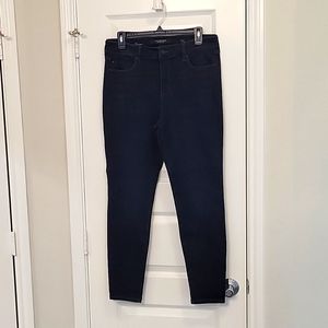 Women's Dark Blue Stretch Skinny Jeans Size 12